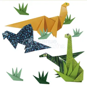 Creative box - origami dino Avenue Mandarine image-1