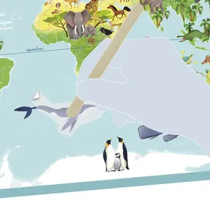 Creative box - decalco mania planisphere Avenue Mandarine image-3