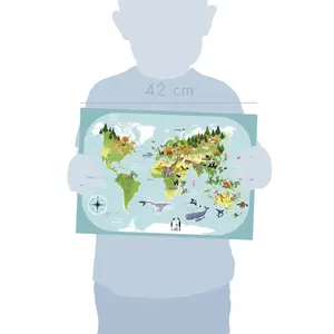 Creative box - decalco mania planisphere Avenue Mandarine image-4