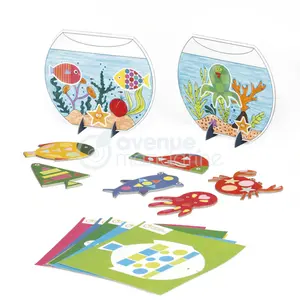 Creative box aquarium of stickers Avenue Mandarine image-1
