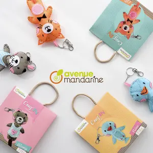 Keychain Avenue Mandarine Mini Couz'In Tom le chien image-1