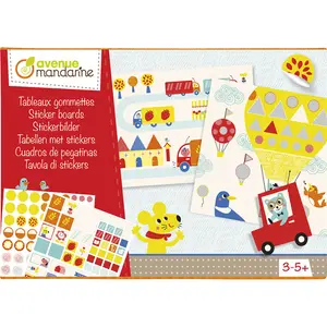 Creative box transport stickers Avenue Mandarine image-0