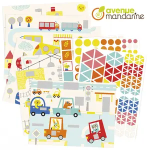 Creative box transport stickers Avenue Mandarine image-2