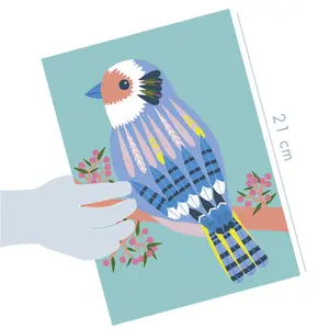 Creative box cutting and collage birds Avenue Mandarine image-4