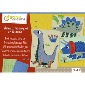 Creative box mosaic boards felt gomettes Avenue Mandarine image-0