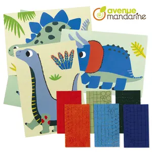 Creative box mosaic boards felt gomettes Avenue Mandarine image-2