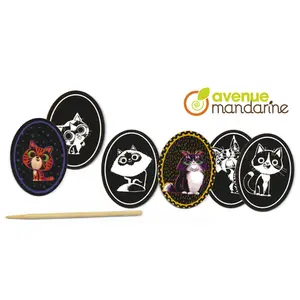 Creative box of scratch-off magnets Avenue Mandarine image-1