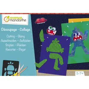 Creative box cutting and collage monsters Avenue Mandarine image-0