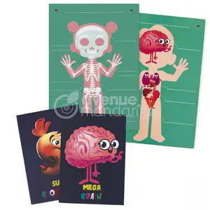 Creative box - puppets to build - decalco mania Avenue Mandarine image-1