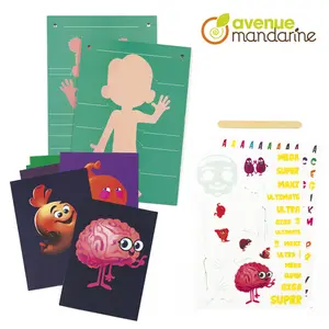 Creative box - puppets to build - decalco mania Avenue Mandarine image-2