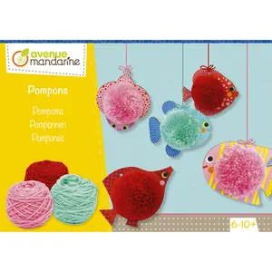 Creative box fish pompons Avenue Mandarine image-0