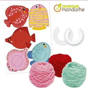 Creative box fish pompons Avenue Mandarine image-2