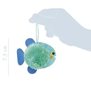 Creative box fish pompons Avenue Mandarine image-3