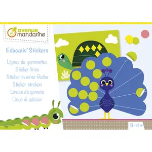 Creative box - educativ' stickers lines Avenue Mandarine image-0