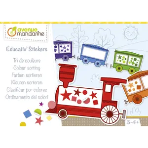 Creative box - educativ' stickers color sorting Avenue Mandarine image-0