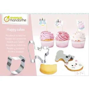 Creative recipe box and accessory happy cakes cat Avenue Mandarine image-0