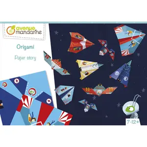 Kreativbox - Origami Flugzeuge Avenue Mandarine image-0