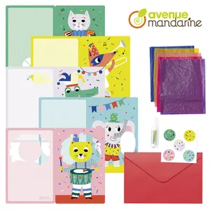 Creative box - stained glass paper Avenue Mandarine image-2