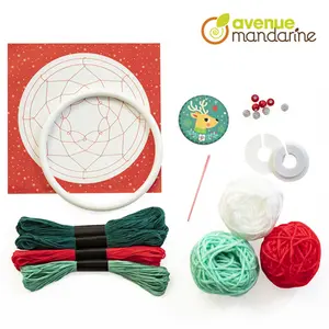 Creative box - Christmas dream catcher to assemble Avenue Mandarine image-2