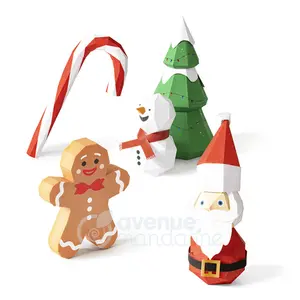 Creative box - 3d christmas figurines to build Avenue Mandarine image-1