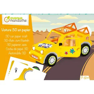Creative activities 3d folding - car Avenue Mandarine image-2