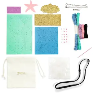 Felt jewelry creative activities - sea Avenue Mandarine image-2