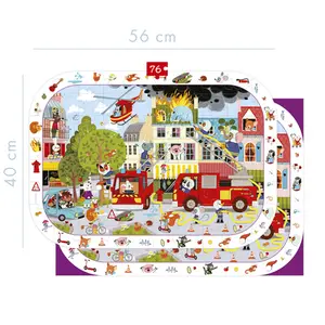 Observation puzzle Avenue Mandarine Pompiers image-1