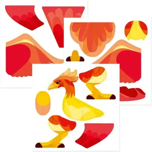 Crea 3d building sets - phoenix Avenue Mandarine image-1