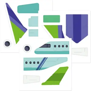 Crea 3d building sets - airplane Avenue Mandarine image-1