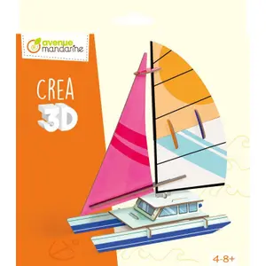 Crea 3d building sets - boat Avenue Mandarine image-0
