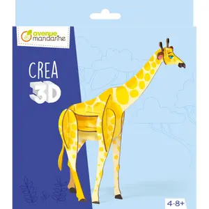 Crea 3d building sets - giraffe Avenue Mandarine image-0