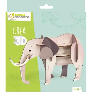 Crea 3d building sets - elephant Avenue Mandarine image-2