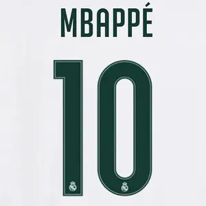 Flocage hem Real Madrid Ligue des Champions MBAPPE #10 2026/27