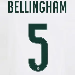 Flocagem para casa do Real Madrid Ligue des Champions BELLINGHAM #5 2026/27