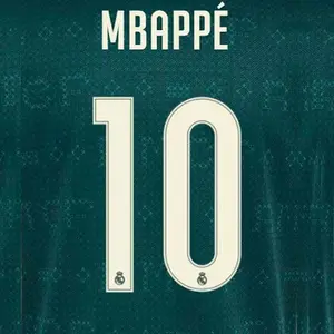 Flocagem away Real Madrid Ligue des Champions MBAPPE #10 2026/27