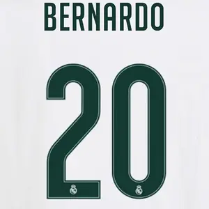 Real Madrid home shirt printing Ligue des Champions BERNARDO #20 2026/27 image-0
