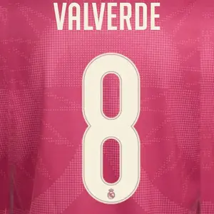 Third Real Madrid shirt printing Ligue des Champions VALVERDE #8 2026/27 image-0