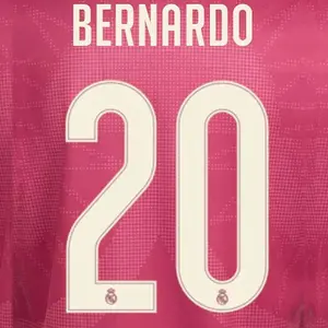 Third Real Madrid shirt printing Ligue des Champions BERNARDO #20 2026/27 image-0