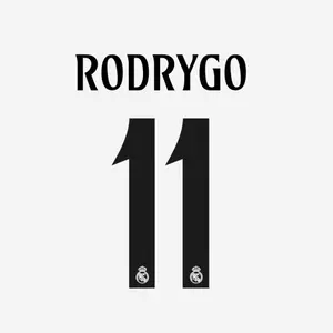 Flocage home Real Madrid Ligue des Champions RODRYGO #11 2024/25 image-0