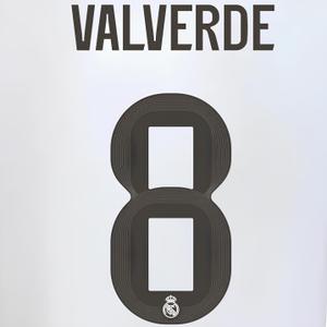 Flocage thuis Real Madrid Ligue des Champions VALVERDE #8 2025/26