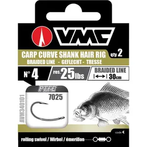 Hook VMC carp curve shank hair rig image-0