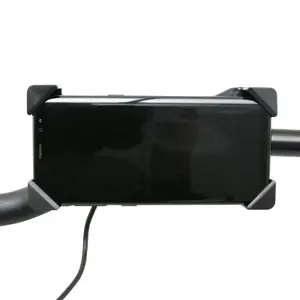 Motorcycle smartphone holder with waterproof usb comes with 2 holders Avoc M1 image-0