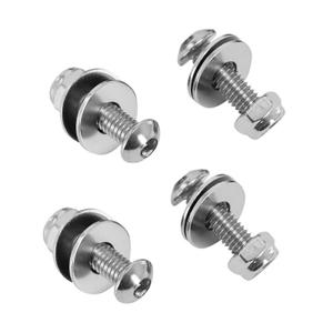 Soporte de aluminio para matrícula de moto con soporte ajustable para intermitentes Avoc M1 image-1