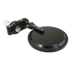 Par de espelhos retrovisores de guiador de mota Avoc Milwauk image-1