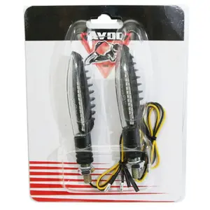 Indicadores LED secuenciales para motos Avoc Sagata image-1