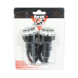 Embout de guidon moto leds cone alu Avoc image-1