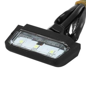 Aluminum motorcycle license plate light and turn signal bracket Avoc M2 image-4