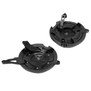 Pair of aluminum motorcycle crankcase guards Avoc Yamaha 700 MT-07 2014>2020 CNC image-1