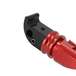 Par de apoios para os pés traseiros de motociclos Avoc Yamaha 700 Mt-07 Cnc Anodise image-1