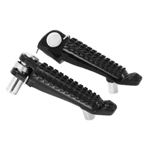 Ett par främre fotstöd för motorcykel Avoc Yamaha 700 Mt-07, 900 Mt-09, 600 Xj6, Fz6, 800 Fz8, 1000 Fz1 Anodise image-0